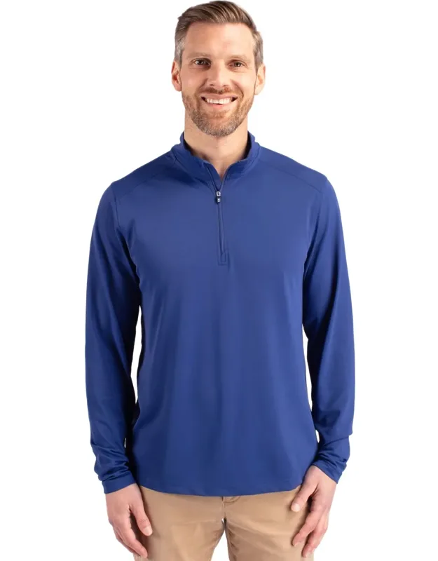 Virtue Eco Pique Recycled Quarter Zip Pullover Jacket