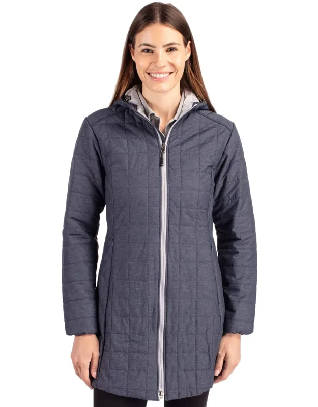 Rainier Primaloft Eco Insulated Hooded Long Coat