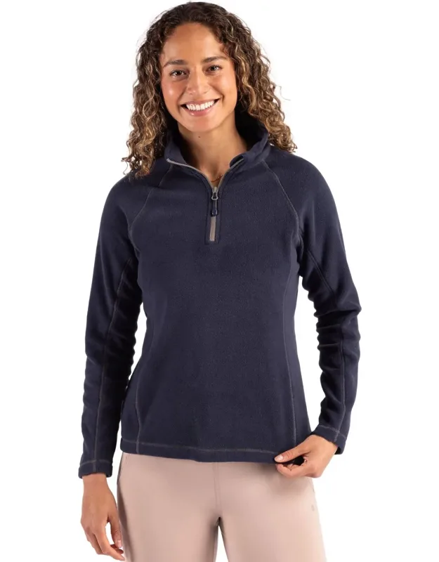 Recycled Fleece Quarter Zip Pullover