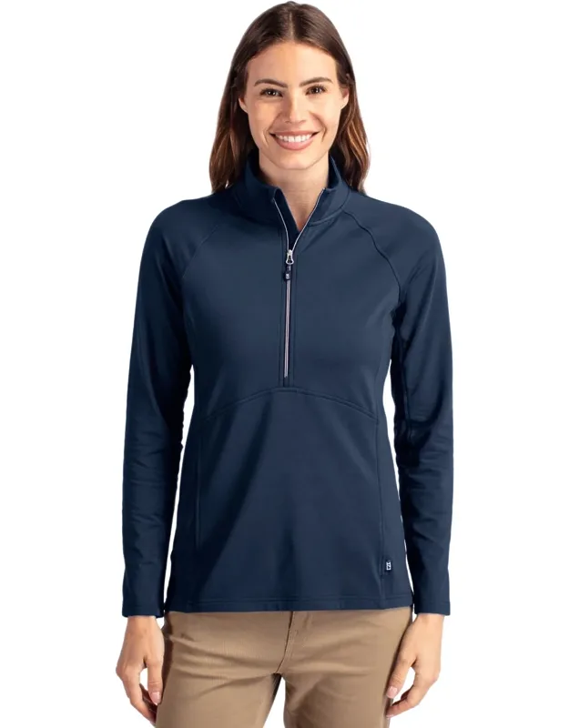 Adapt Eco Knit Stretch Recycled Half Zip Pullover Jacket