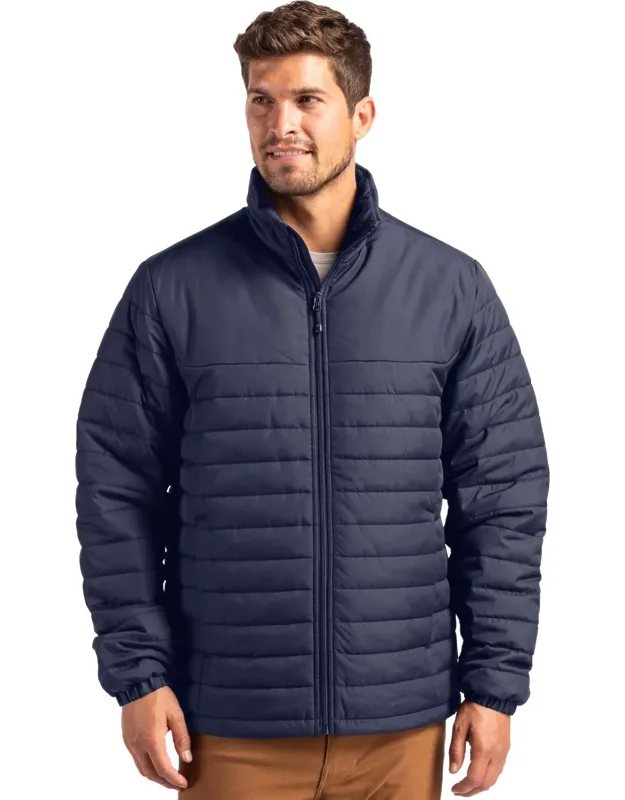 Clique Elevation Eco Full Zip Puffer Jacket - Water Repellent, Lightweight