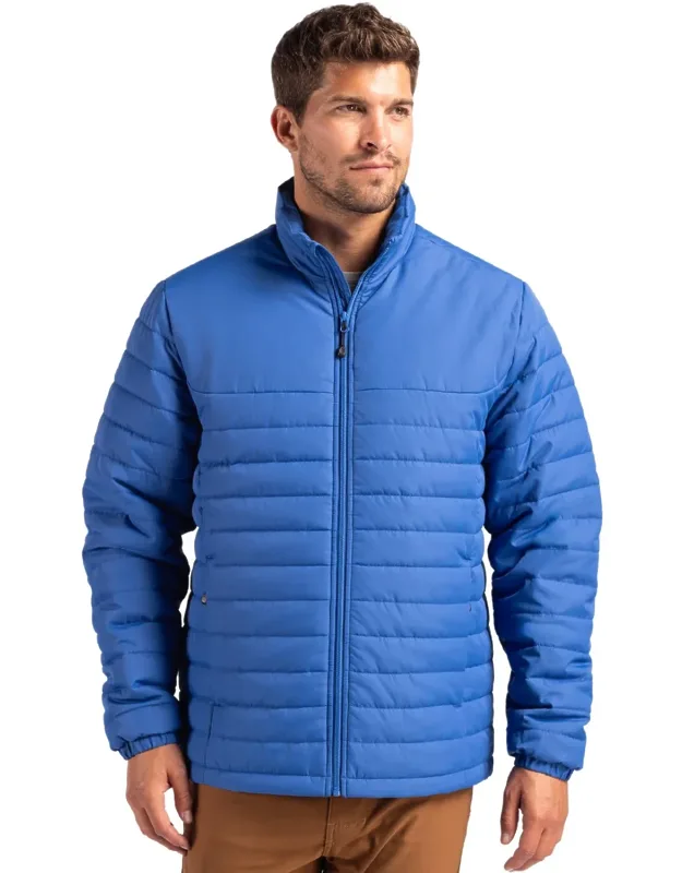 Clique Elevation Eco Full Zip Puffer Jacket - Water Repellent, Lightweight