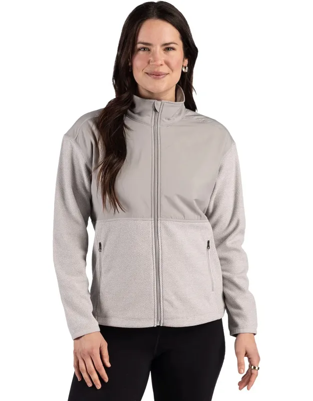 Hunts Point Recycled Fleece Hybrid Full Zip Jacket - Eco-conscious Comfort, Performance-driven Design