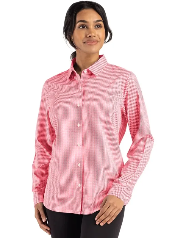 Skyline Epic Confidence Recycled Gingham Long Sleeve Dress Shirt