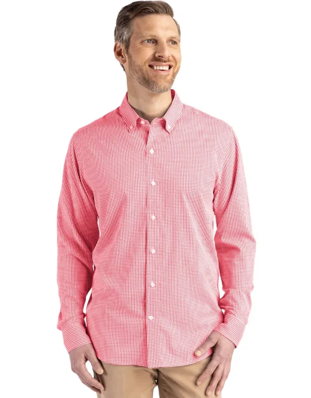 Skyline Epic Confidence Recycled Gingham Performance Fabric Dress Shirt