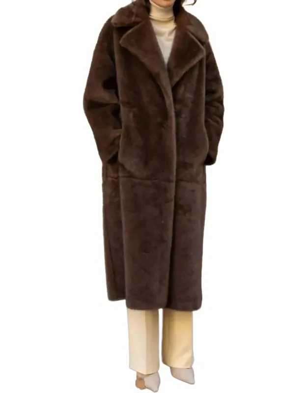 Long Faux Fur Coat