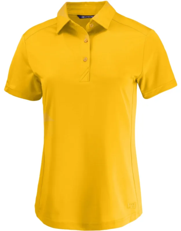 Cutter & Buck Prospect Textured Stretch Polo Shirt With Upf 50+ Uv Sun Protection And Moisture-wicking