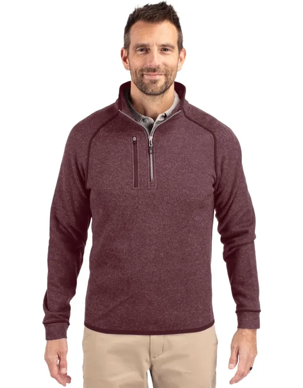 Mainsail Sweater-knit Half Zip Pullover Jacket