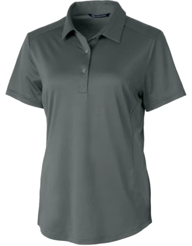Cutter & Buck Prospect Textured Stretch Polo Shirt With Upf 50+ Uv Sun Protection, Moisture-wicking
