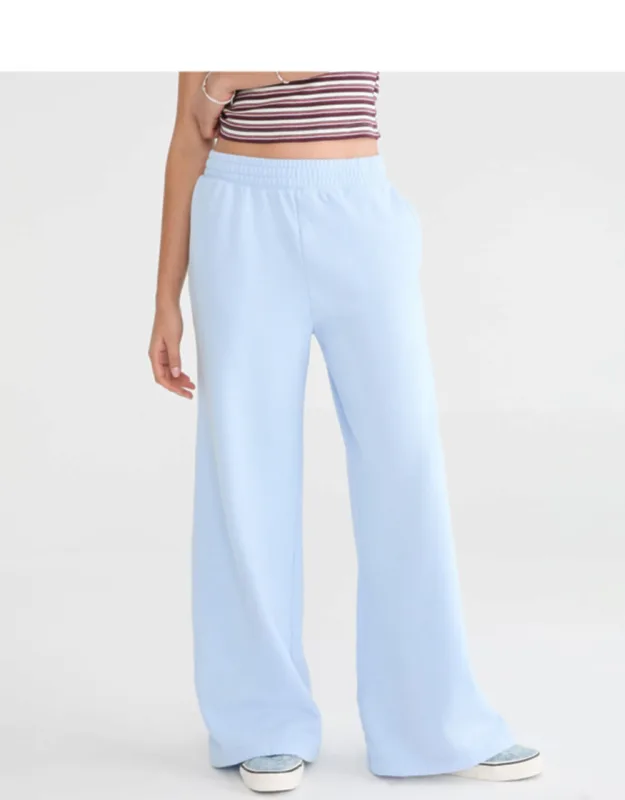 Cloud Soft Mid-rise Wide Leg Sweatpants