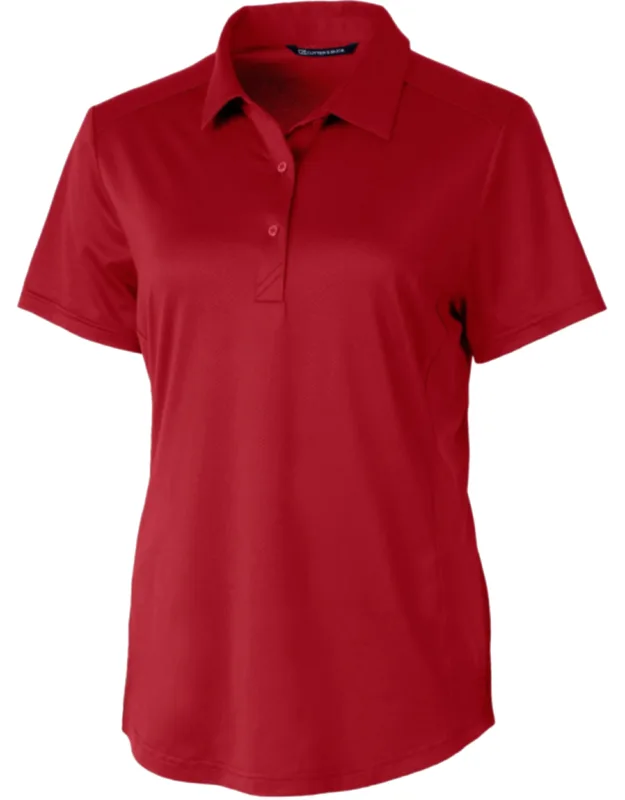 Cutter & Buck Prospect Textured Stretch Polo Shirt With Upf 50+ Uv Sun Protection And Moisture-wicking