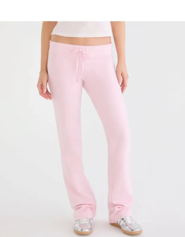Cloud Soft Fit & Flare Sweatpants, Y2k-inspired, Comfy Stretch Fleece