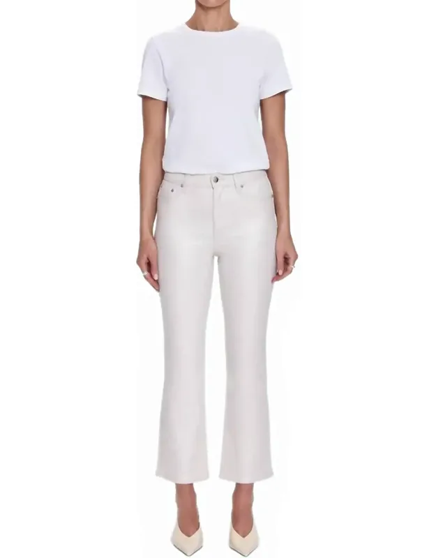 High Rise Crop Boot Jeans
