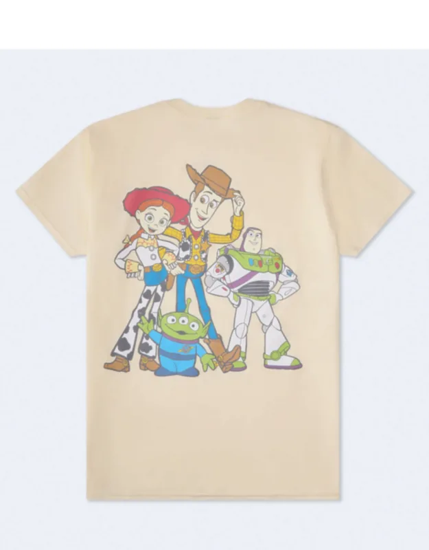 Aeropostale Disney Pixar Relaxed Graphic Tee With Toy Story Characters