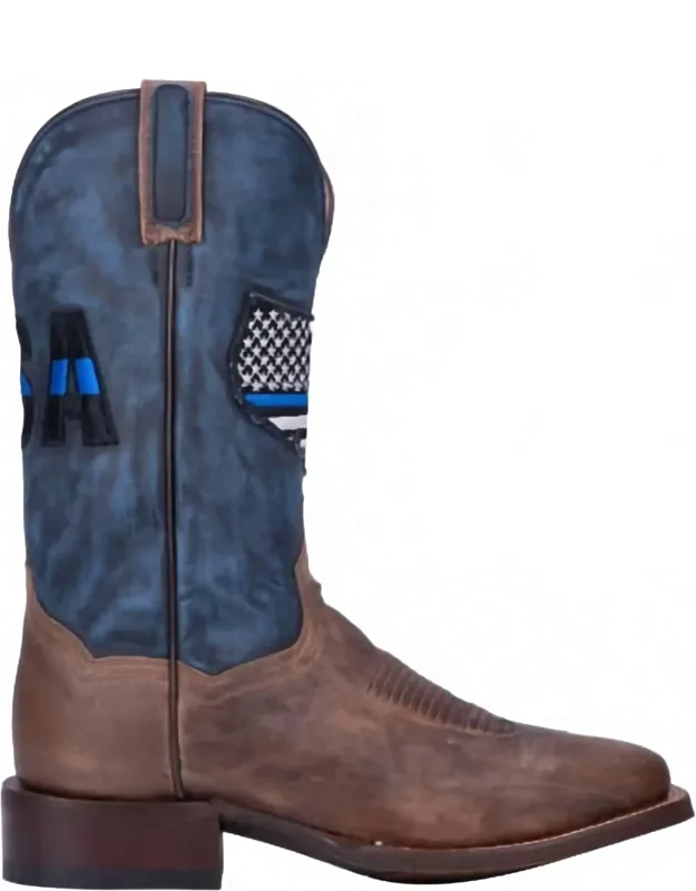 Thin Line Western Boots
