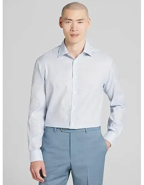 Classic Fit Plaid Dress Shirt