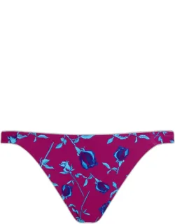 Tanga Bikini Bottoms Roses - Swimwear