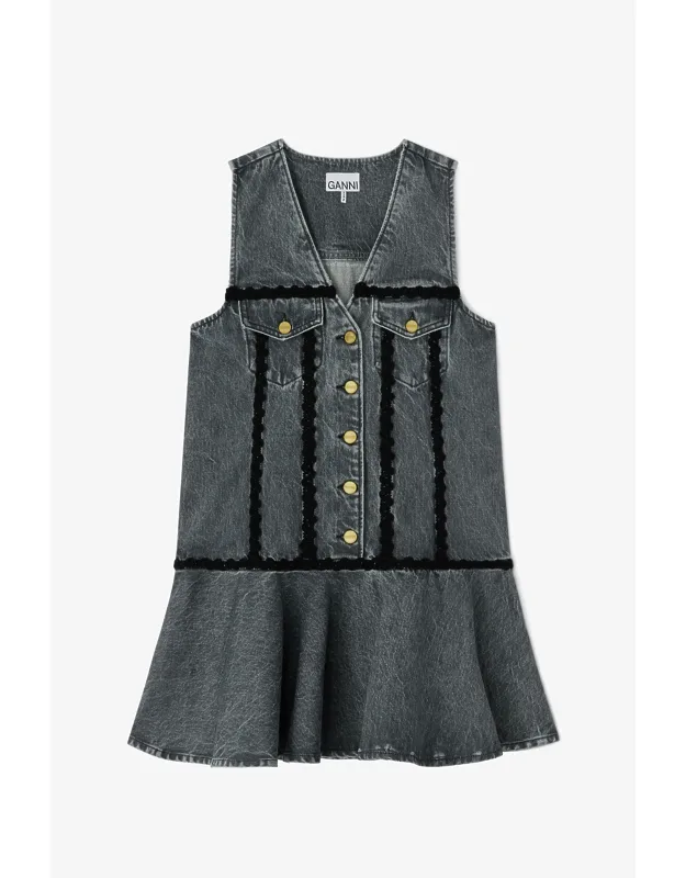 Rigid Denim Dress
