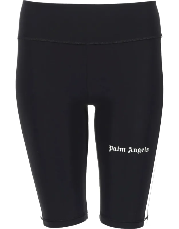 Track Biker Shorts With Logo