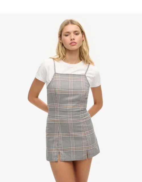 Vintage Check Cami Mini Dress