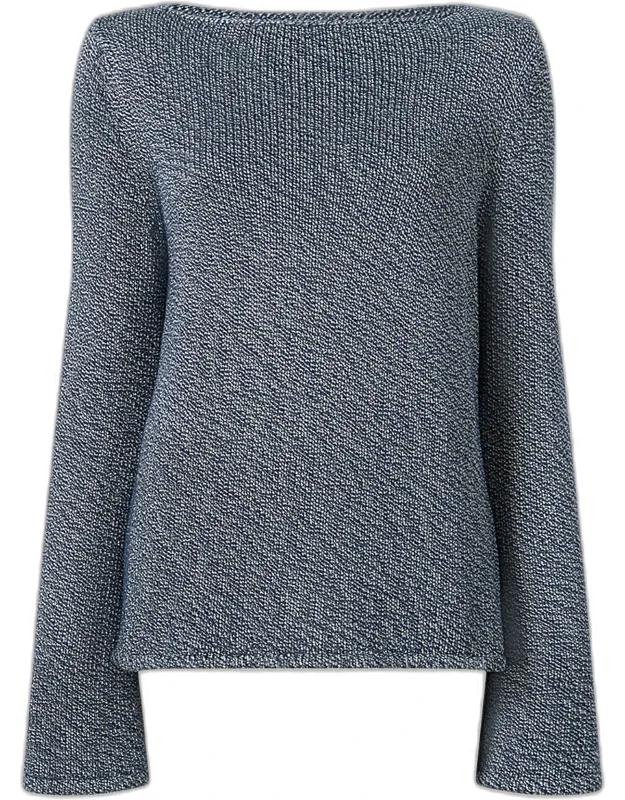Marled Cotton-blend Pullover