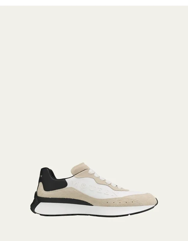 Sprint Runner Mixed Media Sneakers