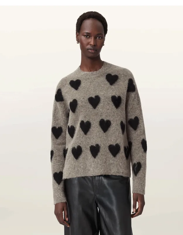 Amora Jacquard Brushed Sweater