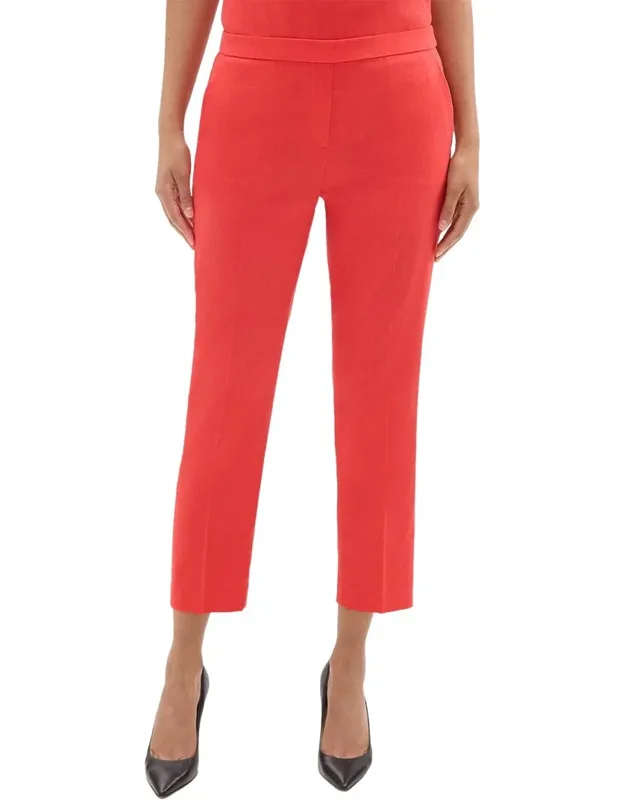 Linen-blend Pants