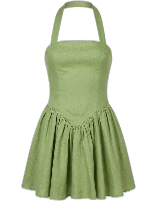 Linen Mini Dress
