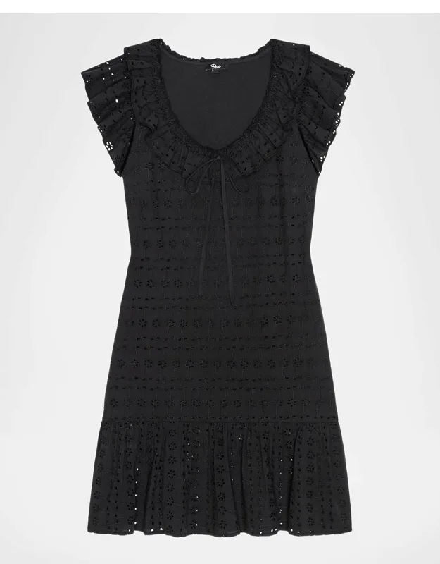 Eyelet Mini Dress