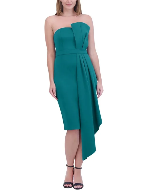 Sleeveless Solid Midi Dress
