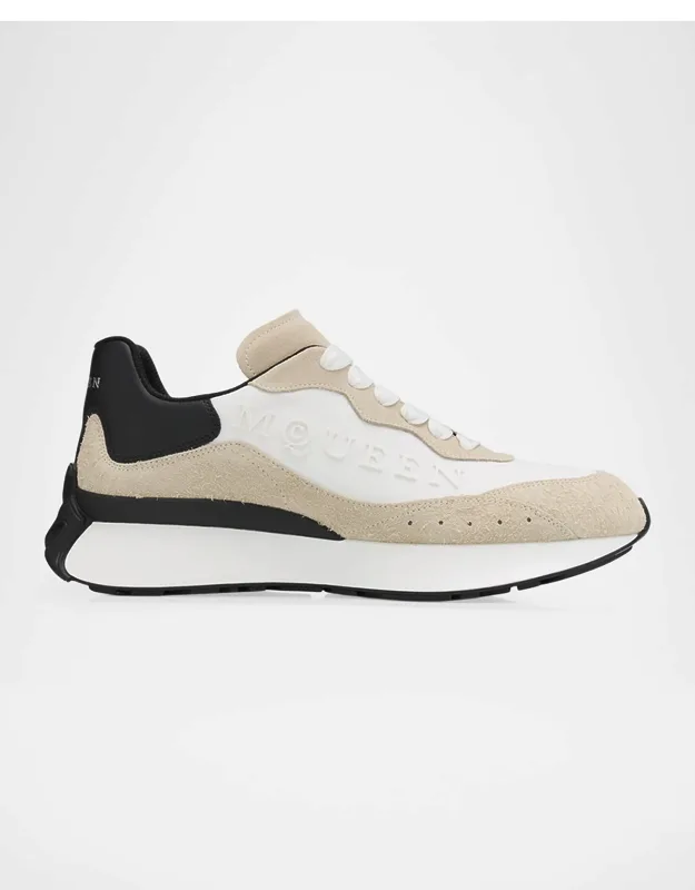 Sprint Runner Mixed Media Sneakers