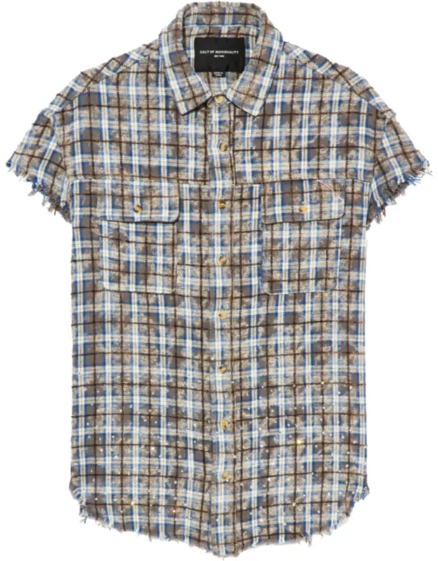Sleeveless Woven Shirt