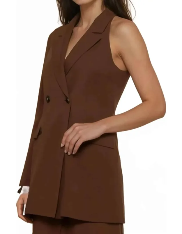 One Shoulder Blazer