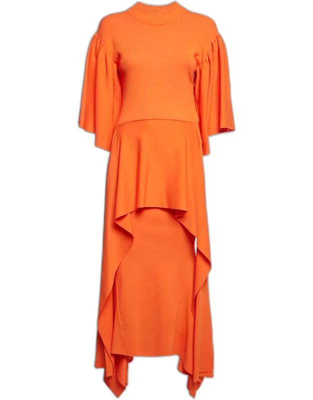Asymmetric Midi Dress