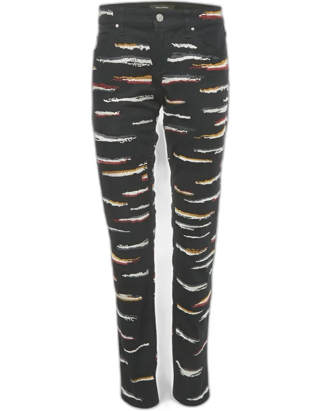 Embroidered Denim Jeans