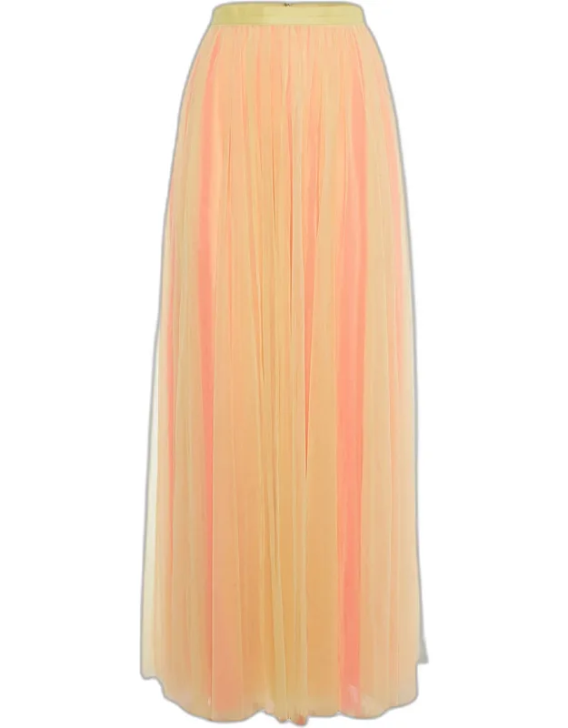 Two Tone Tulle Maxi Skirt
