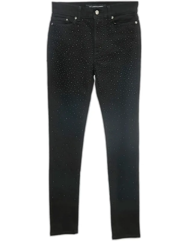 Studded Denim Skinny Jeans