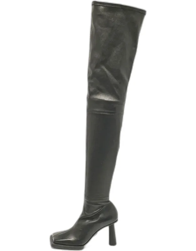 Leather Over The Knee Boots