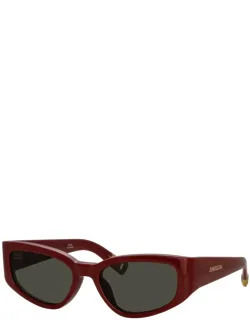 Sunglasses Cat Eye Full Rim, Grey Lens