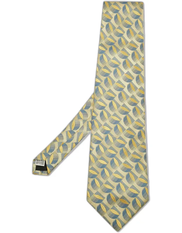 Patterned Silk Traditional Tie