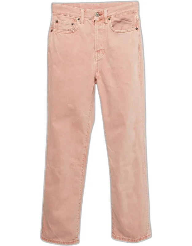 Denim Straight Leg Jeans
