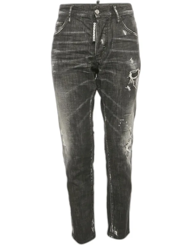 Distressed Denim Jeans