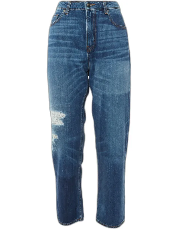 Distressed Denim Regular Fit Jeans