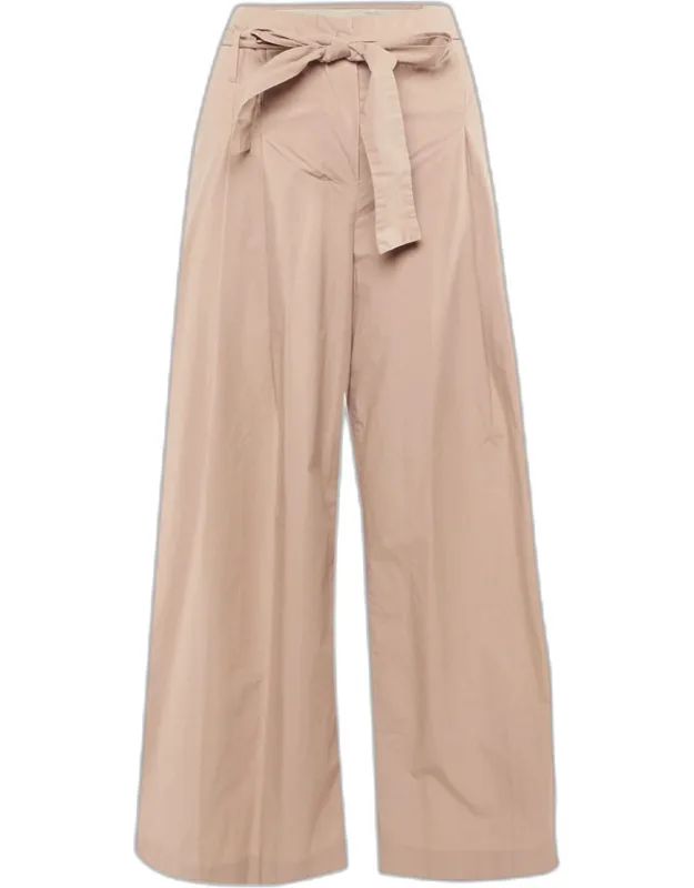 Cotton Pleated Trousers