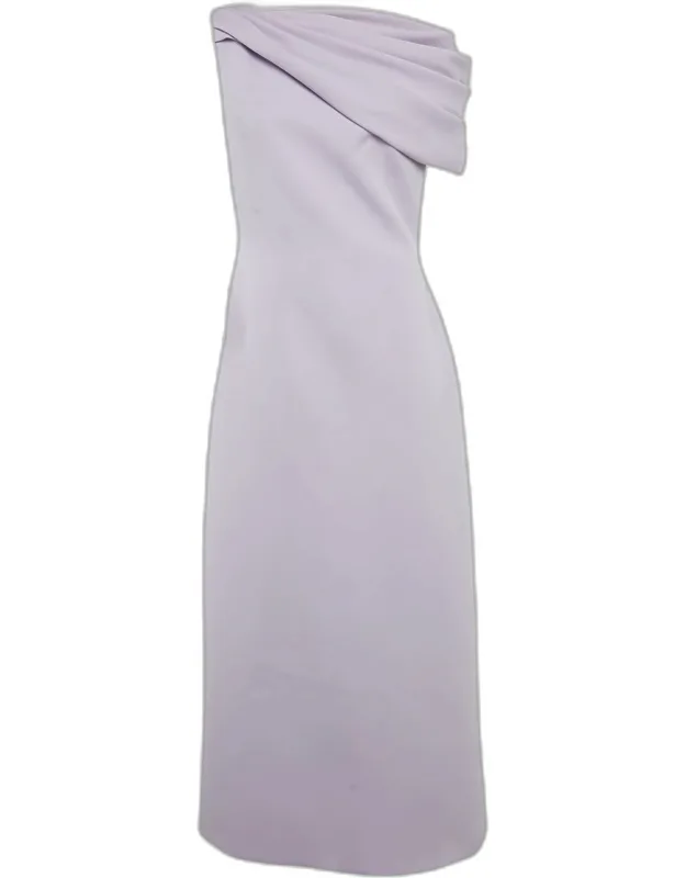 Jersey Cape Sleeve Maxi Dress