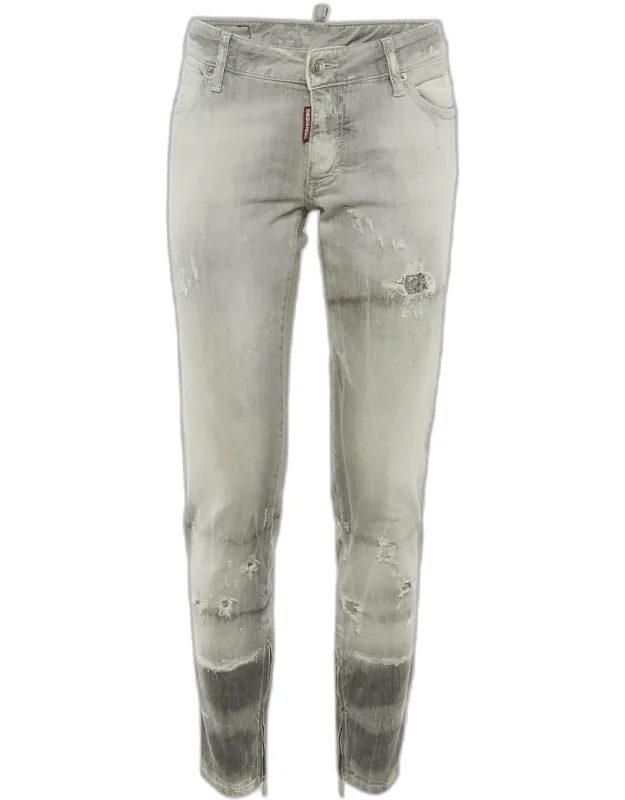 Denim Medium Waist Skinny Jeans