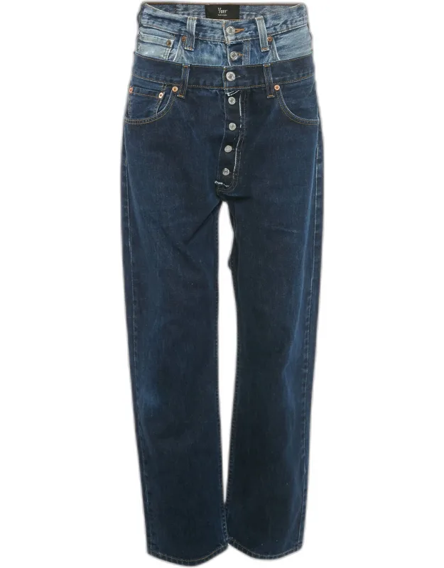 High Waist Baggy Remade Jeans