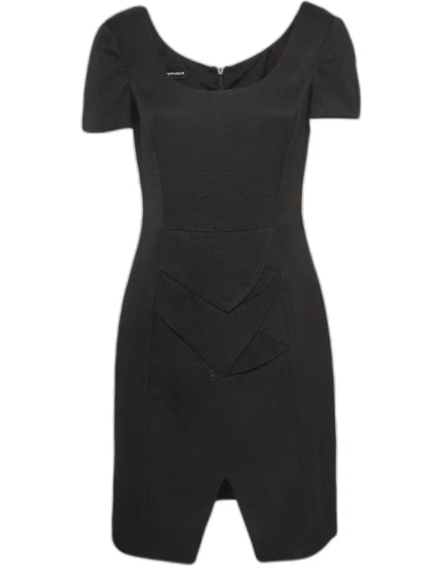 Textured Canvas Mini Dress
