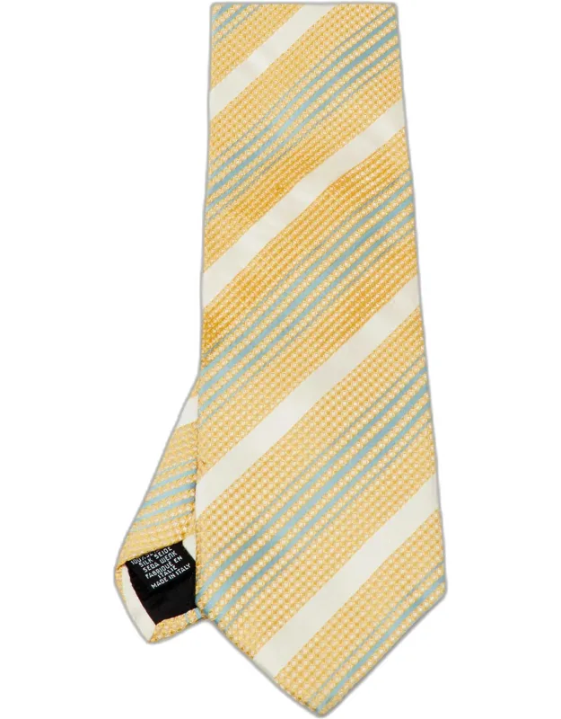 Boss By Hugo Boss Diagonal Print Silk Traditional Tie, Smooth Finish, Graphic Lines